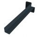 Fascia Internal Corner Trim - 300mm Anthracite Grey Smooth