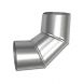 Steel Downpipe Bend - 90 Degree x 100mm Galvanised