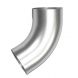 Steel Downpipe Bend - 60 Degree x 87mm Galvanised