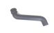 Cast Iron Round Downpipe Offset - 380mm Projection 75mm Primed