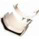 FloPlast PVC Square to Cast Iron Half Round Gutter Adaptor - White