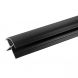 Compact Laminate Wall Panel External Angle Trim - 2450mm Black