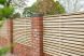 Pressure Treated Contemporary Double Slatted Fence Panel - 1800mm x 1800mm