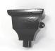 Cast Iron Round Downpipe Hopper Head Traditional Eared Outlet - 75mm Black