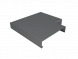 Aluminium Coping for 301-350mm Wall - 90 Degree Angle - 410mm Anthracite Grey