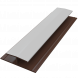 Hollow Soffit H Trim - 5mtr White Woodgrain