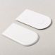 Bullnose Fascia End Cap - 25mm x 50mm White