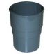 FloPlast Mini Gutter Downpipe Socket - 50mm Grey