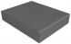 Aluminium Coping Stop End for 141-200mm Wall - 260mm Anthracite Grey