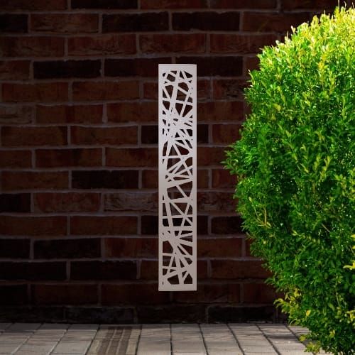 Steel Privacy Screen Tangled - Wall Mounted - 1800mm x 300mm Stainless Steel