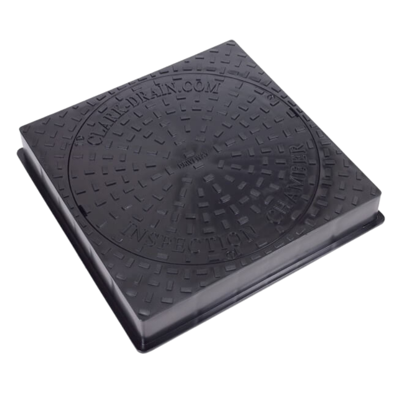 Polypropylene Manhole Cover and Frame Square - 580mm