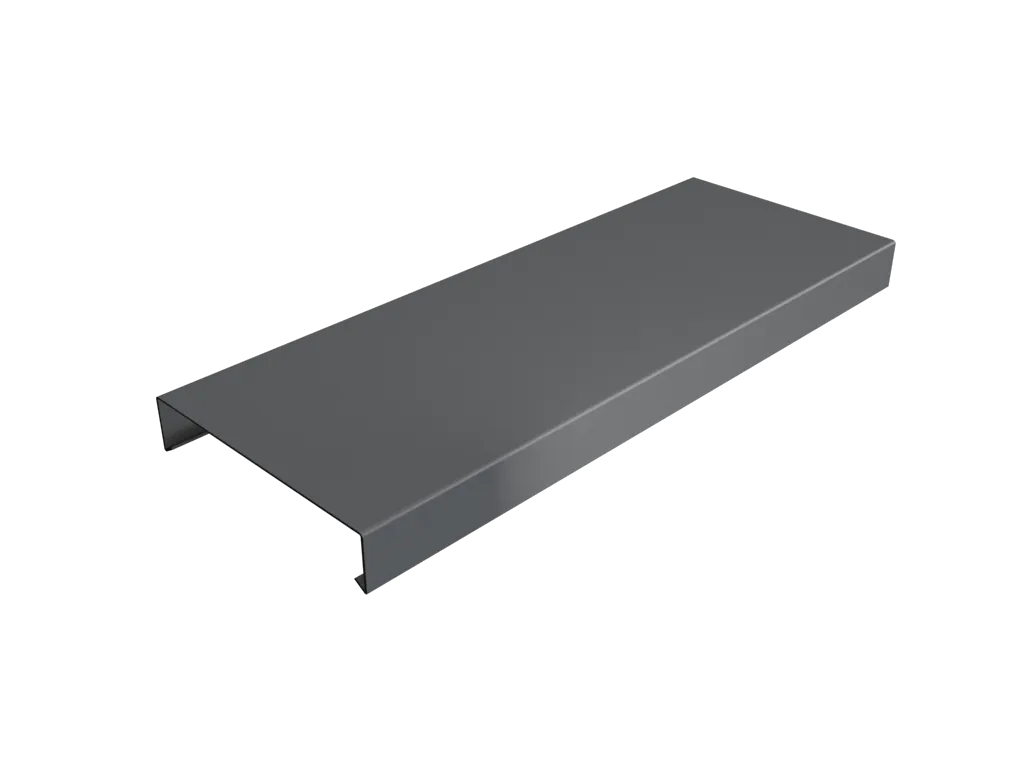 Aluminium Coping for 200-250mm Wall - 310mm x 3mtr Anthracite Grey