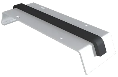 Aluminium Coping Fixing Clip for 200-250mm Wall - 310mm Anthracite Grey