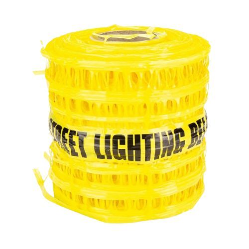 Detectable Underground Warning Mesh - Street Lighting Cable 230mm x 100mtr