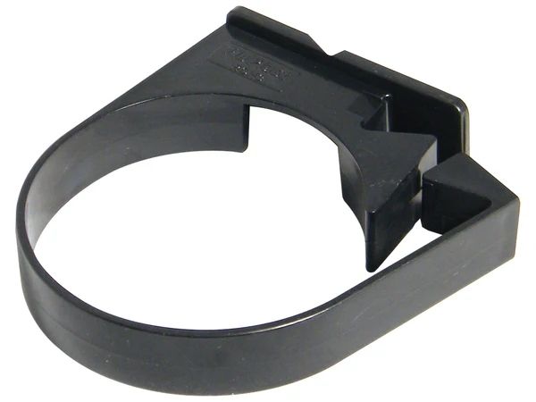 FloPlast Deepflow/ Hi-Cap Downpipe Clip - 80mm Black