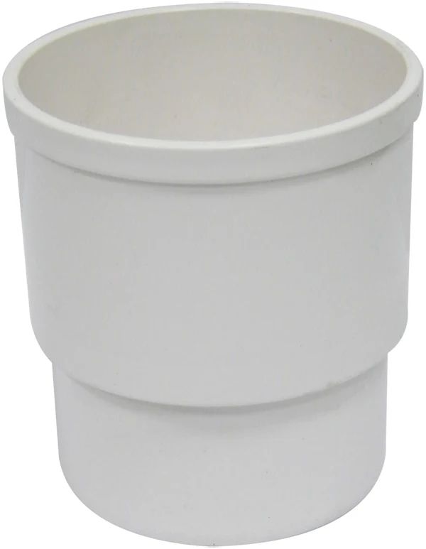 FloPlast Deepflow/ Hi-Cap Downpipe Socket - 80mm White