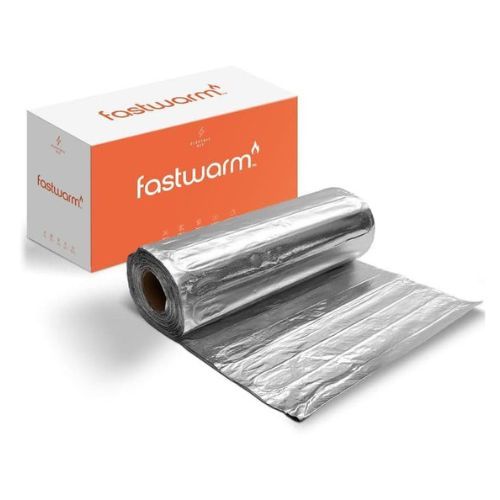 Fastwarm Electric Underfloor Heating Foil Mat - 1m2 - Fastwarm Touch White Thermostat