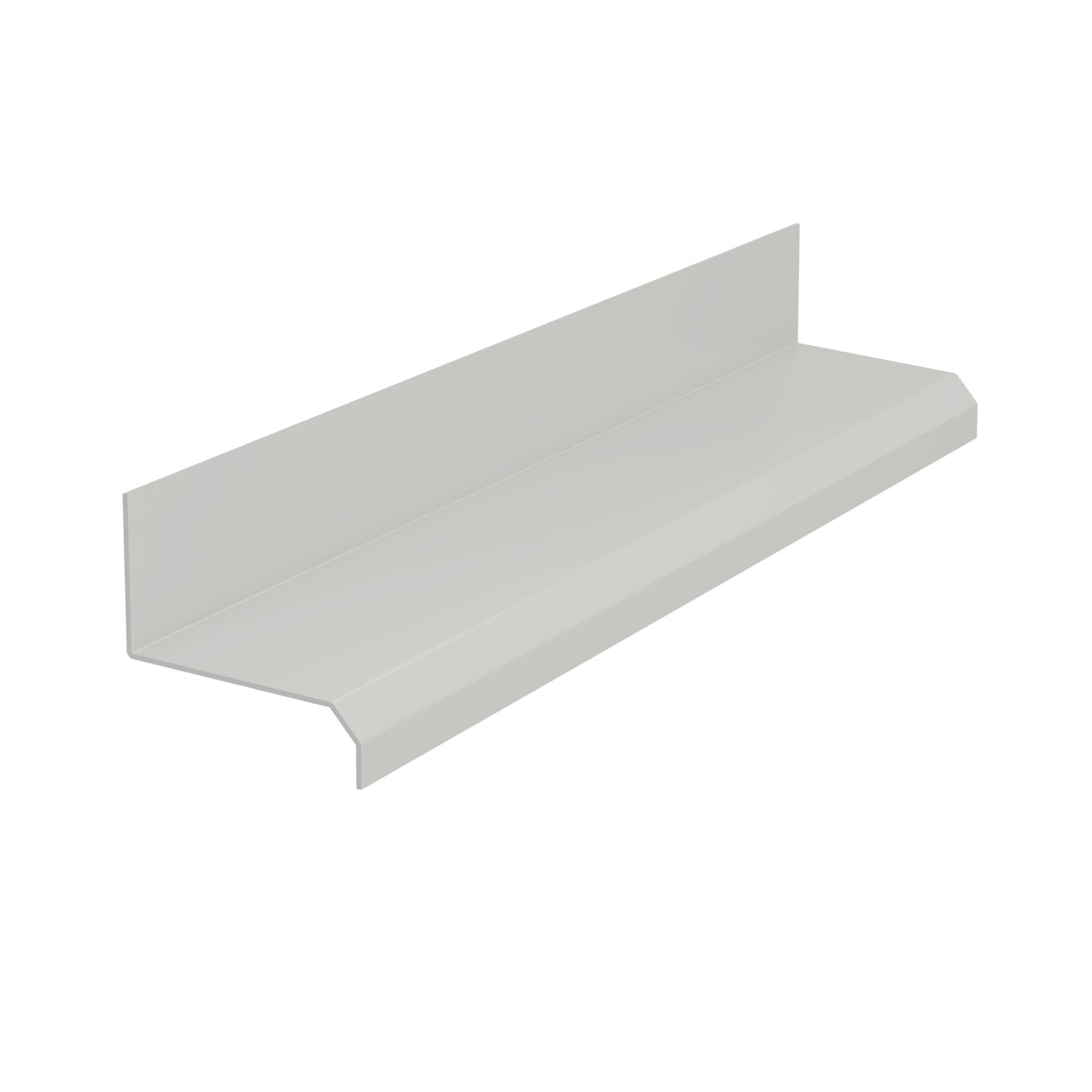 Fibre Cement Cladding Aluminium Drip Profile - 3mtr Agate Grey