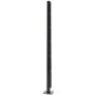 Aluminium Corner Post For Casting For Privacy Screen - 300mm x 60mm x 60mm Black