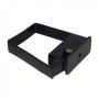 FloPlast Square Side Fix Downpipe Clip - 65mm Black