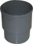 FloPlast Deepflow/ Hi-Cap Downpipe Socket - 80mm Grey