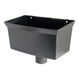 FloPlast Universal Gutter Hopper - Cast Iron Effect