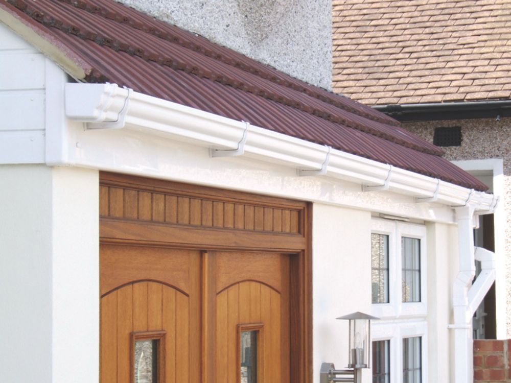 Ogee Guttering Installed On A Conservatory